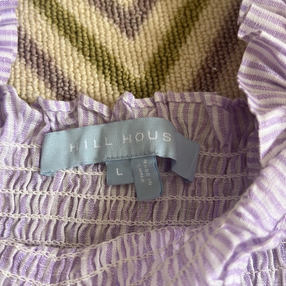 Lavender Ruffle Smocked Top - Picture 3 of 4